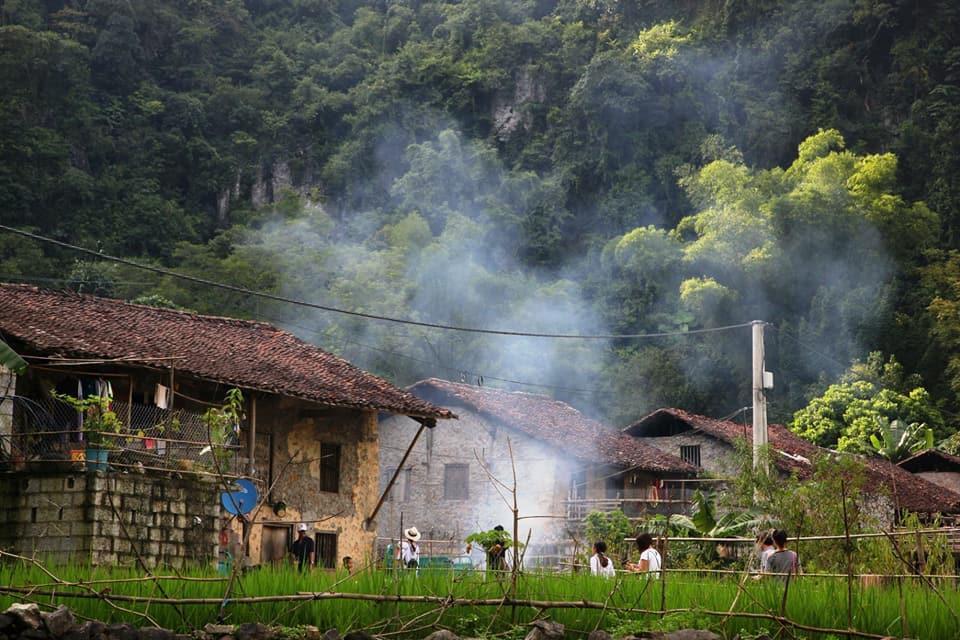 A Sy Ban Gioc Homestay - Lang Da Khuoi Ky Cao Bang Εξωτερικό φωτογραφία