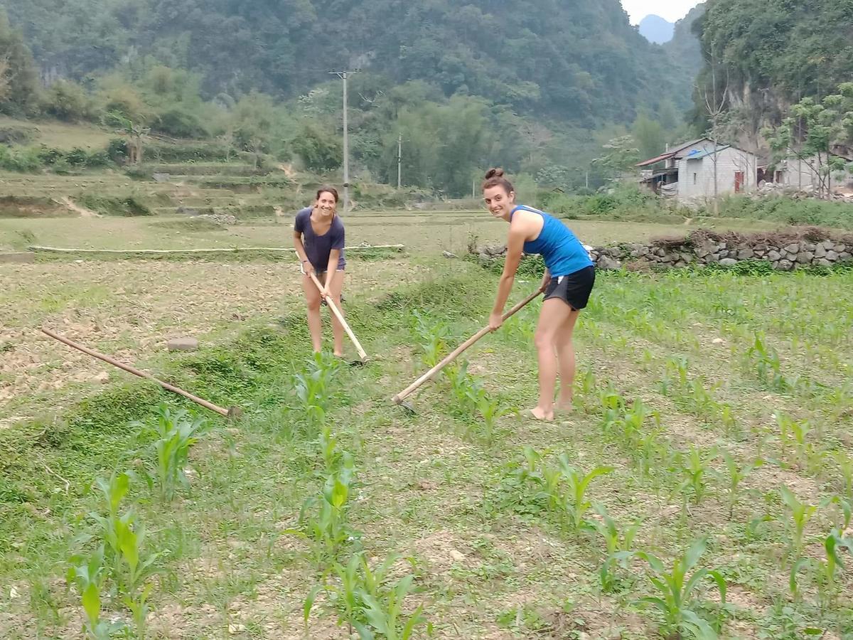 A Sy Ban Gioc Homestay - Lang Da Khuoi Ky Cao Bang Εξωτερικό φωτογραφία