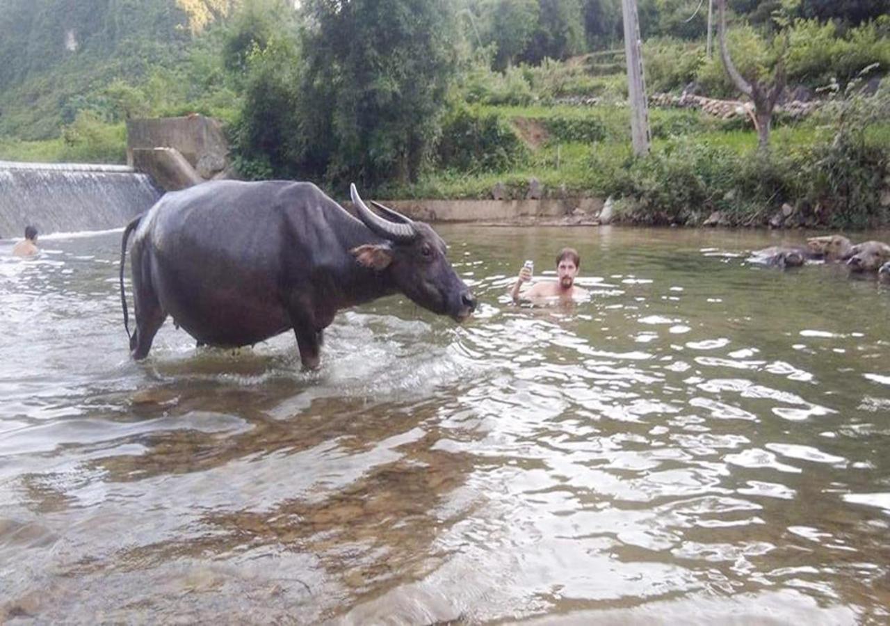 A Sy Ban Gioc Homestay - Lang Da Khuoi Ky Cao Bang Εξωτερικό φωτογραφία