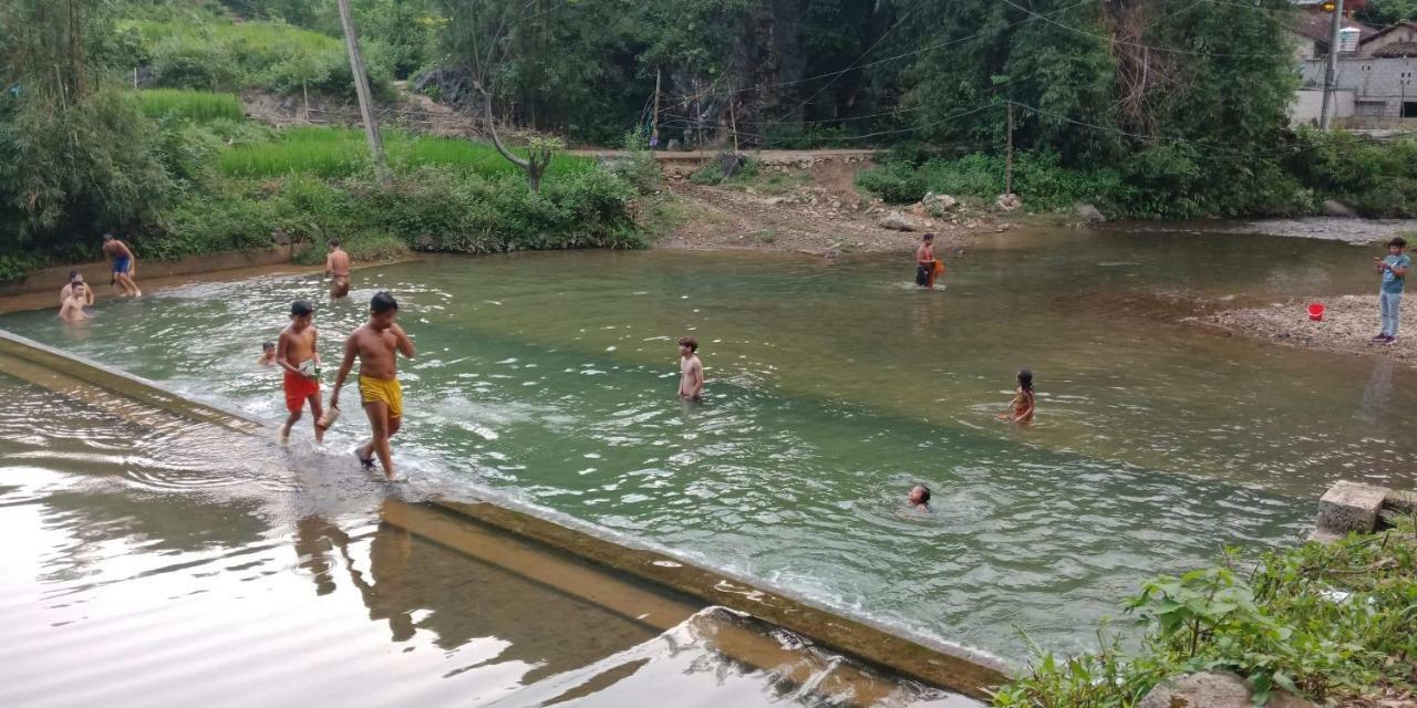 A Sy Ban Gioc Homestay - Lang Da Khuoi Ky Cao Bang Εξωτερικό φωτογραφία